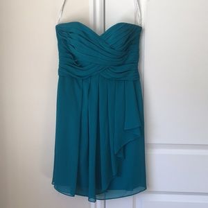 Teal short dress